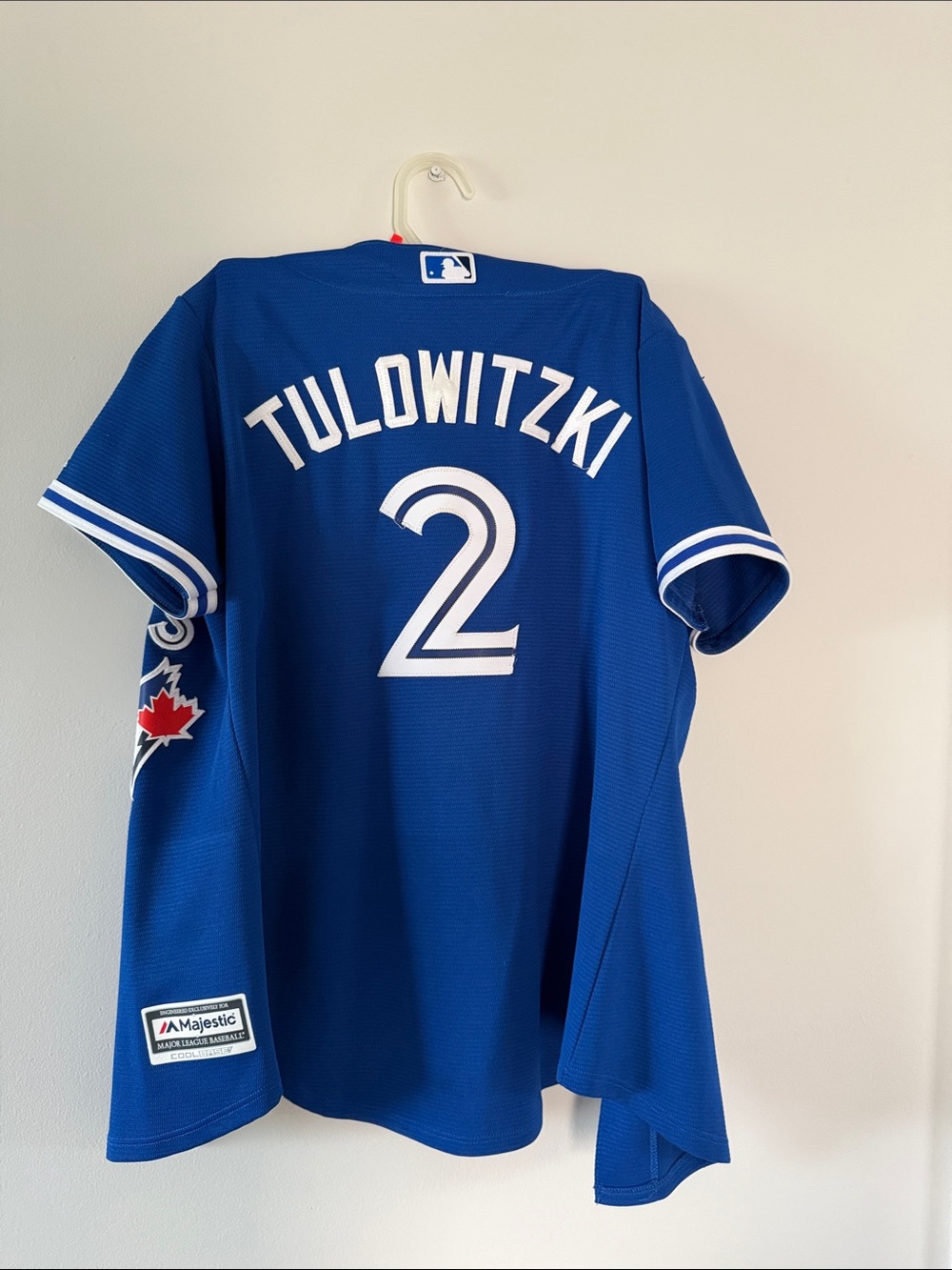 Blue Baseball Jersey Tulowitzki #2
